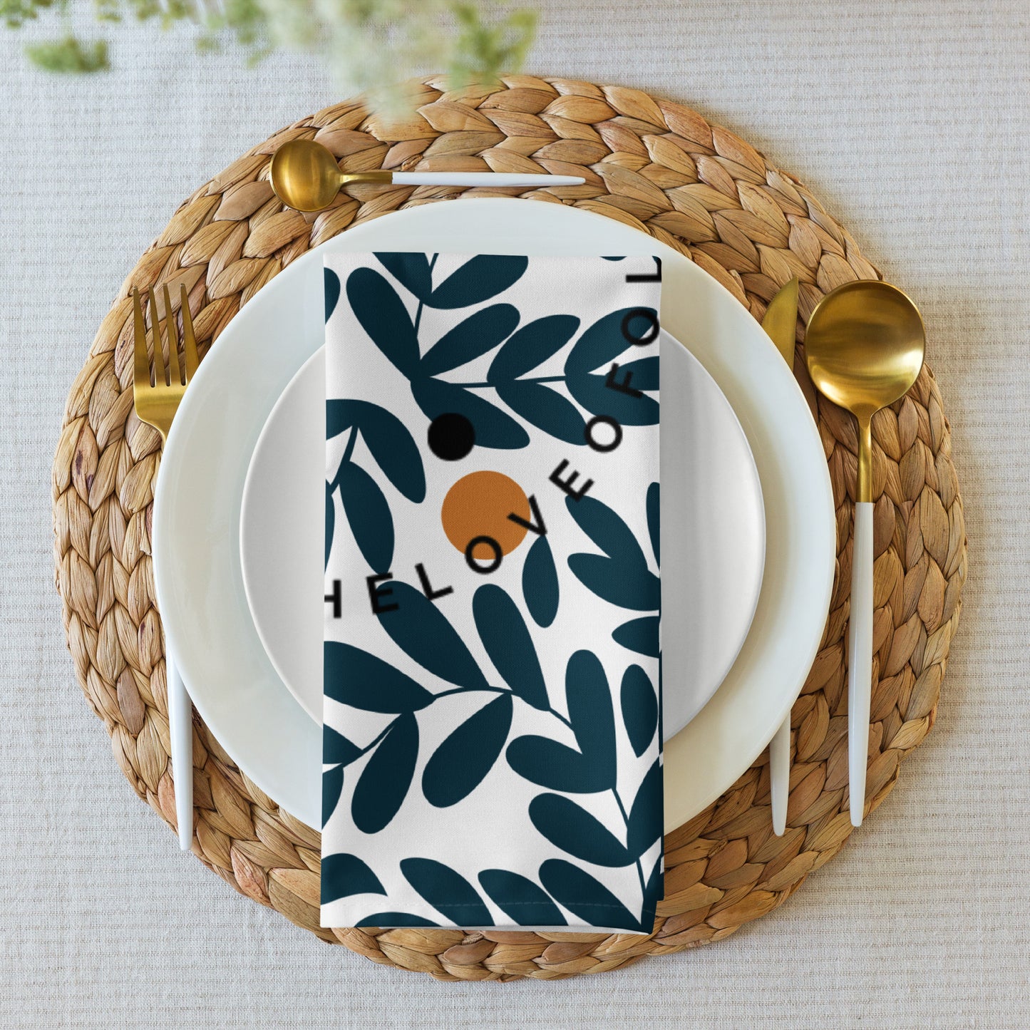 For the Love of Olives Cloth napkin set